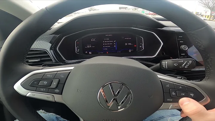 How to Navigate Through the Speedometer Display Volkswagen T-Cross (2018 - now) - Manage Speedometer