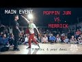 TURFinc | Poppin Jun ( DemBagueBoyz )  vs Merrick | 4YEAR Anniversary Dance Battle
