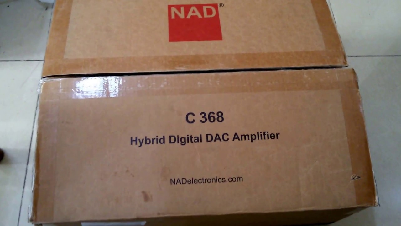 NAD C 368 Digital Amplifier (Unboxing)