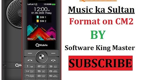 Qmobile Music ka Sultan Format on CM2 I By Software King Master