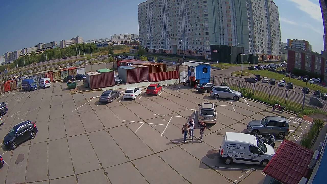 Видео с камеры BEWARD BD4680RVZ (день) - YouTube