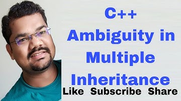 Ambiguity in Multiple Inheritance in C++ with Solution