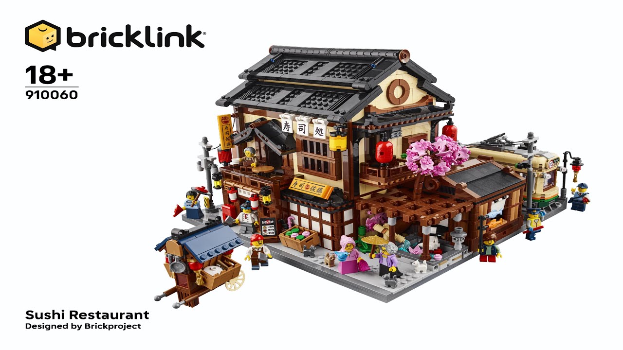 BrickLink - Sushi Restaurant - Designer Program Series 7 LEGO instructions