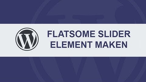Flatsome slider implementeren