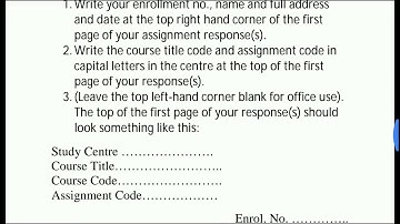 312  NIOS D El Ed Assignment  How to Write & Where to Submit, follow the guidelines strictly