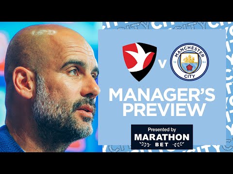 PEP'S PRESS CONFERENCE | CHELTENHAM TOWN V MAN CITY | FA CUP
