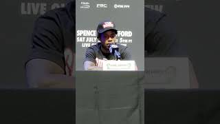 Errol Spence: "My skills are superior (to Crawford's)!"