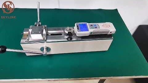 500N  Cable Crimp Terminal  Pull Tester Terminal Pin Pulling Force Test Machine