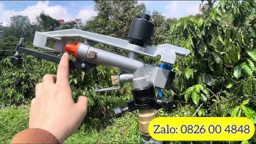 BÉC BT32- 2 TIA NƯỚC, PHUN MƯA RẤT ĐỀU, RẤT HIỆU QUẢ, ĐI BƠM 3HP VỚI ĐIỆN 1 PHA