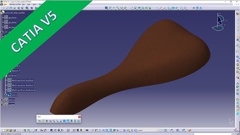 Bicycle Saddle - Fahrradsattel - Catia v5 Training - GSD