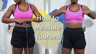 Taking Your Own Body Measurements | Kim Dave