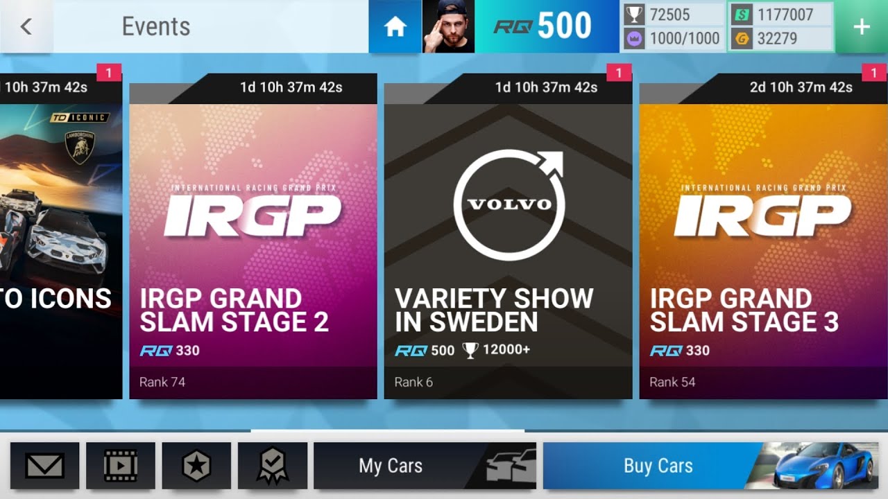 Top Drives Events: IRGP Grand Slam 3