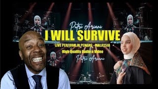 PUTRI ARIANI  I WILL SURVIVE (LIVE PERFORM) GLORIA GAYNOR (COVER) REACTION