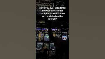 How pilots check if ice has accumulated on the aircraft #A380 #pilots #cockpit #aviation