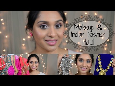 Makeup & Fashion Haul: Anarkali Suits & Indian Jewellery