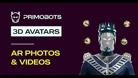 Primobots 3D Avatars • AR Videography & Photography with Adobe Mixamo & Adobe Aero