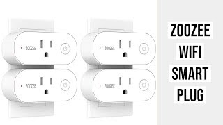 ZOOZEE WiFi Smart Plug | Compatible with Amazon Alexa and Google Assistant | Smart Plug 4 Pack