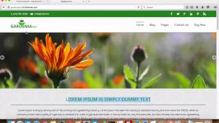 Green Garden Business WordPress Theme - Gardenia Pro Setup Instructions