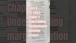 Chapter 5 /Understanding marginalisation questions answers/ SST ( civics)/ class-8