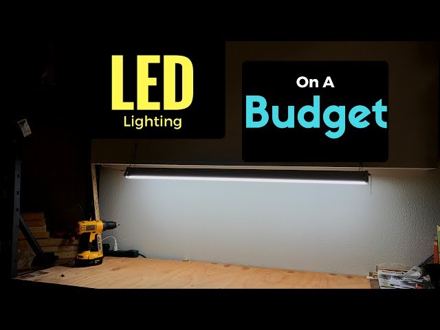 How to install a workbench LED lighting on a budget 