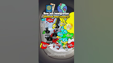 How has immigration affected your country? | ItaliaMapping #fypシ゚viral #mapping #map #geography #map