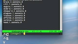 csv-sort-fields (C-c C-s)