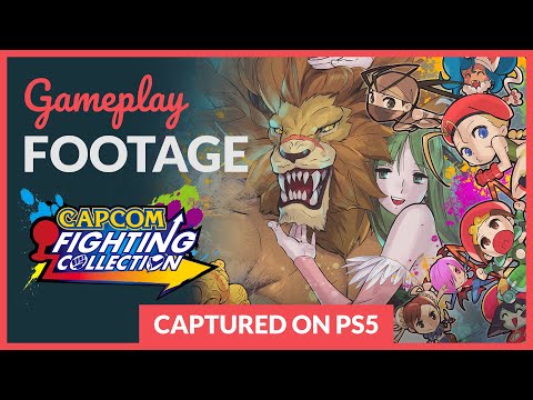 Capcom Fighting Collection - Gameplay Footage of Each Game (PS4 Captured on PS5)