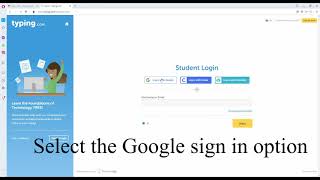 How to Login to Typing.com Using RAS Student Account