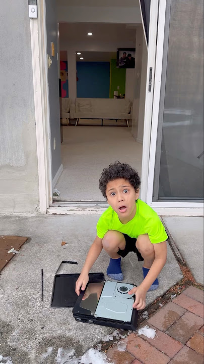 I BROKE HIS PS4 🥺❤️ #shorts