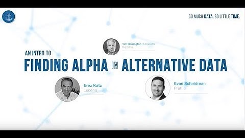 Finding Alpha in Alt Data Lucena Research and Prattle Intrepid 2018