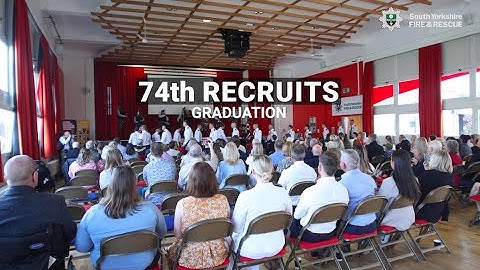 🏆 74th Firefighter Recruits Graduation - April 2025