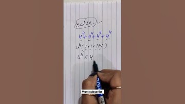 How to solve Exponent &  Power #shorts #mathtricks power Solution l fast calculation