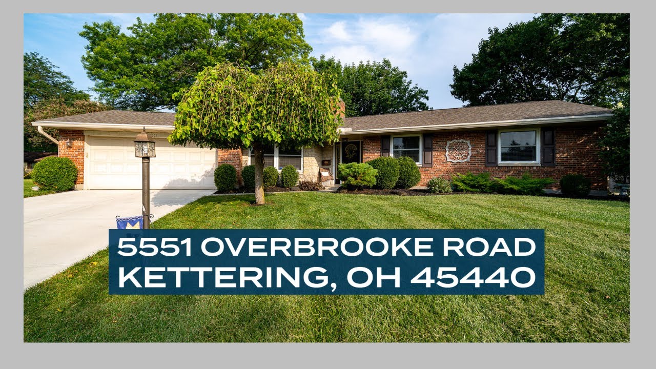 SOLD! 5551 Overbrooke Road Kettering Ohio 45440 4 Bedrooms, 2 1/2 Baths, Two Garages For
