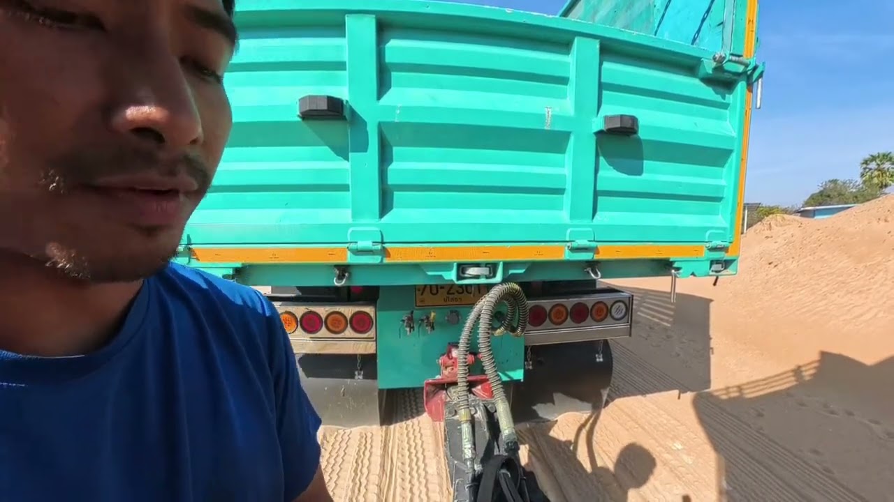 วิธียกดั้ม ถอดตัวลูก ต่อพ่วง รถบรรทุก