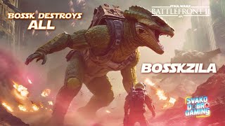Bossk Dominates on Alien Planet: Full Gameplay😂| HvV | Star Wars Battlefront 2 Full gameplay