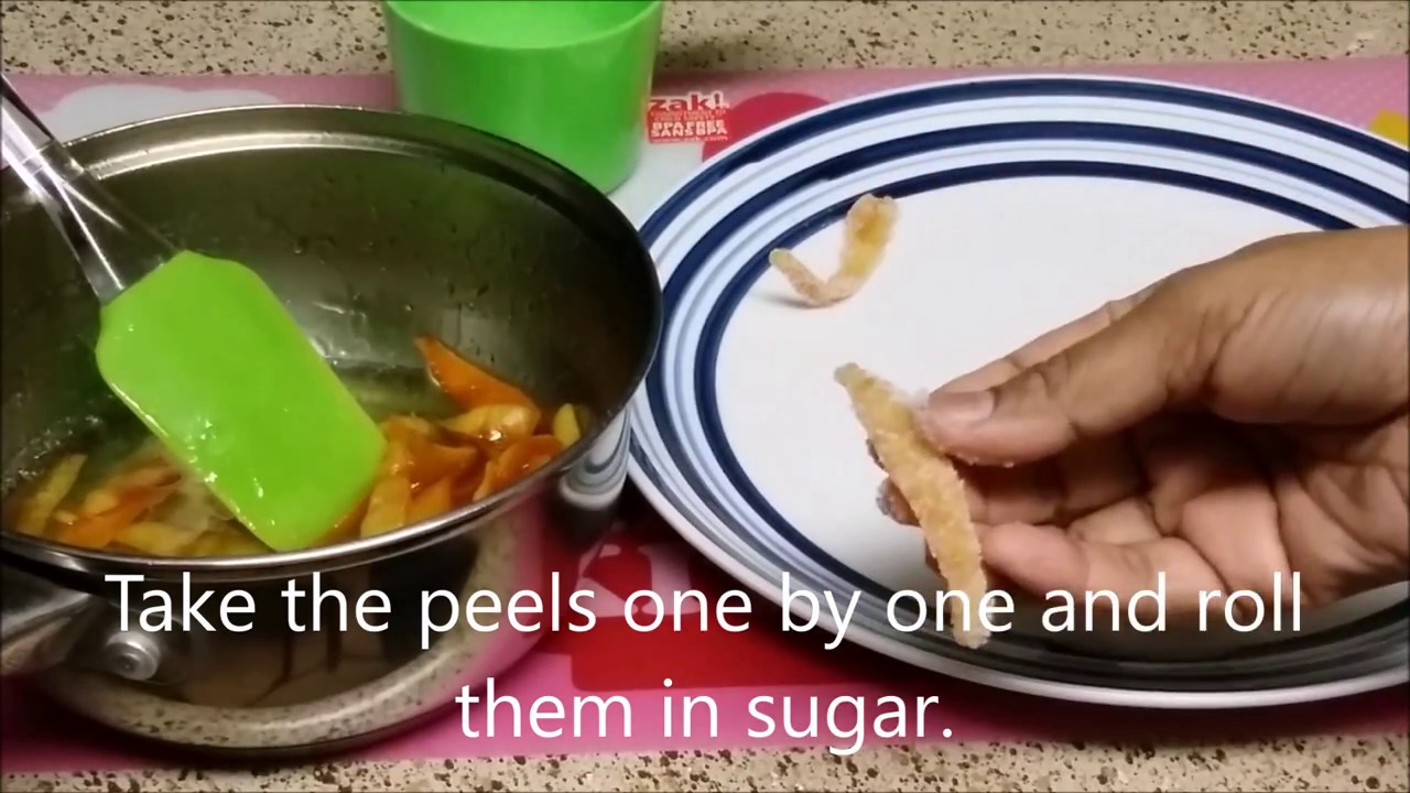 Orange Peel Candy Orange Recipe (You need only 2 ingredients) YouTube