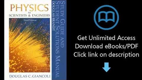 Download Physics for Scientists and Engineers (Study Guide and Student Solutions Manual) PDF