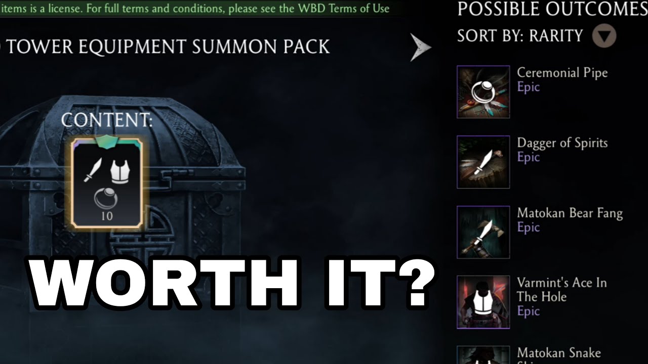 Я потратил 750 драконьих кристаллов на набор для призыва снаряжения «Башня Древнего Ветра» | MK M...