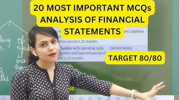 20 MOST IMPORTANT MCQs | ANALYSIS OF FINANCIAL STATEMENTS | VERY IMPORTANT QUESTIONS | BOARDS 2025