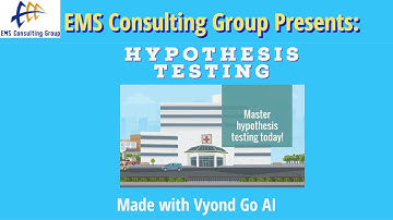 Hypothesis Testing: What are the Steps to Hypothesis Testing (An AI Video)