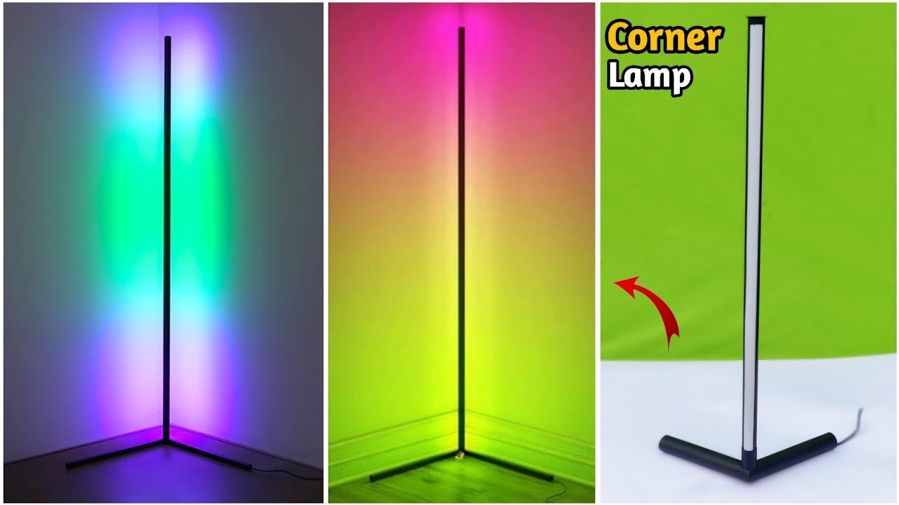 How To Make Led Corner Lamp, Corner Floor Lamp