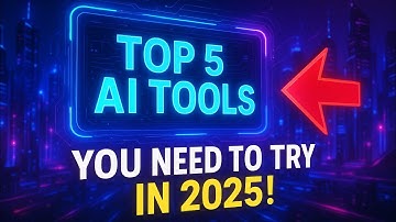 Top 5 AI Tools You NEED to Try in 2025! (Boost Productivity & Make Money Free and Powerful)