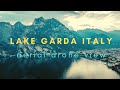 Lago Di Garda Drone Aerial view 4K summer holiday2023