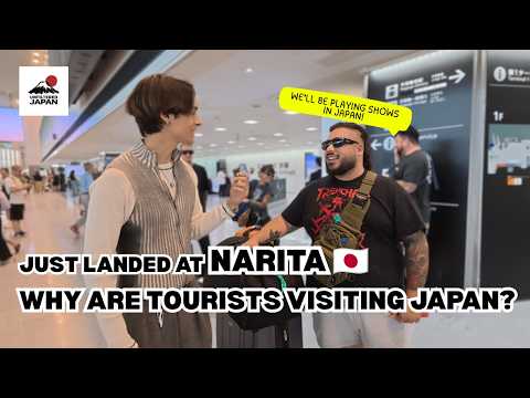 [Narita Airport Interview] I met a US Metal Band at Narita Airport... 🎸Why Tourists Visit Japan! 🇯🇵