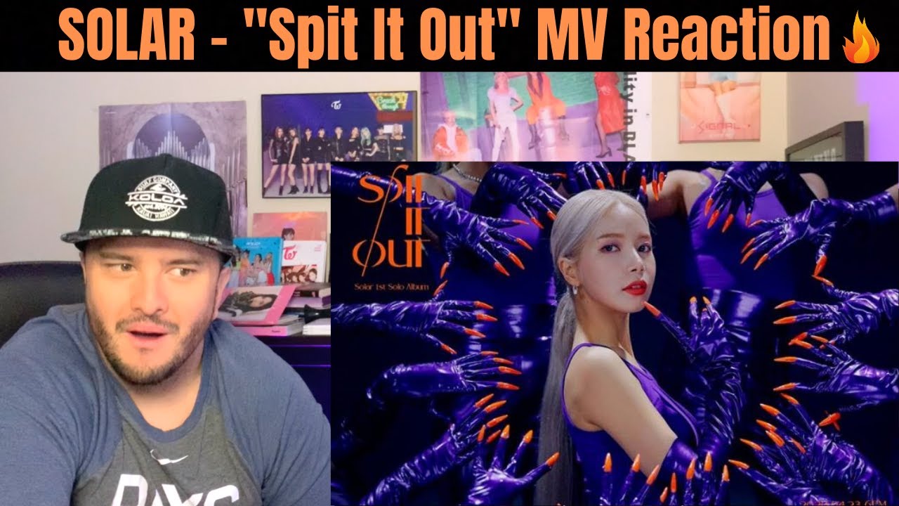 SOLAR - "Spit It Out" MV Reaction! (Half Korean Reacts)