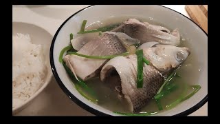 Mukbang Lunch Tyo Guys Bangus With Sweet Potato Tops. Simplysara