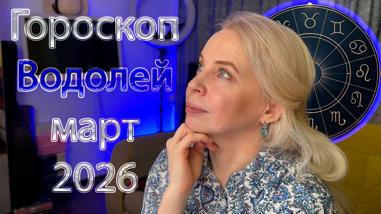 ВОДОЛЕЙ - ГОРОСКОП НА МАРТ 2026 ГОДА