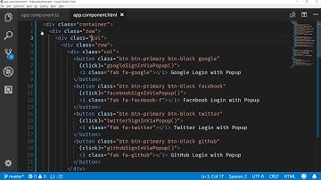 Implement Anonymous Sign in, User Details display and Logout in Angular using Firebase