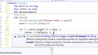 Mid String Manipulation Vb 2019