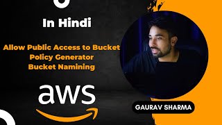 AWS Tutorials - 61 Public your Bucket Object | Policy Generator | Allow Object to Public ( in Hindi)